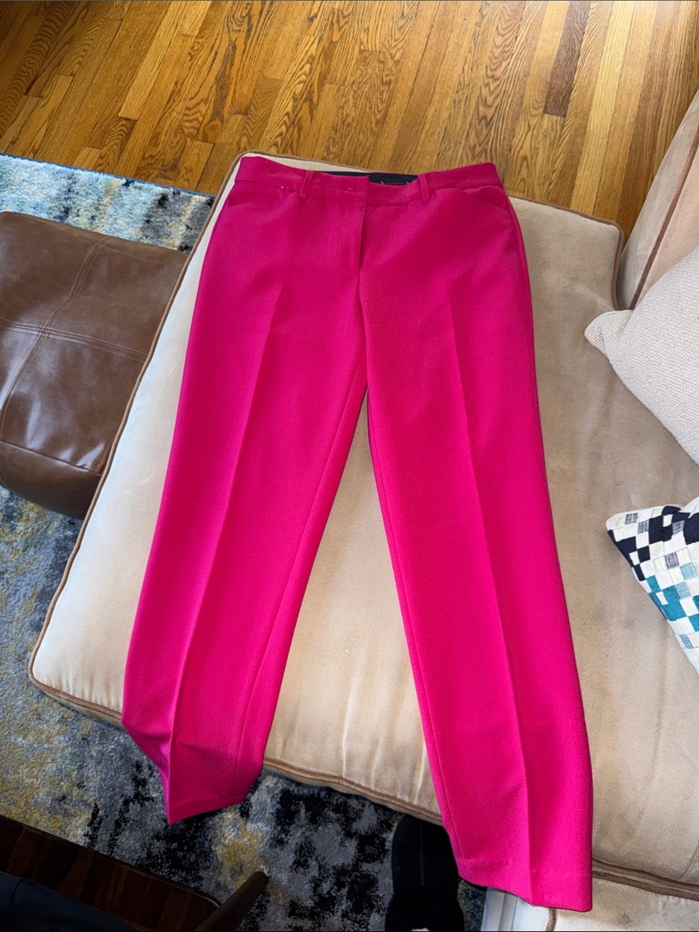 Talbots Vibrant Hot Pink Tailored Dress Pants